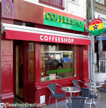 African Black Star coffee shop
