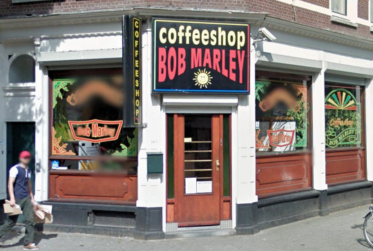 Bob Marley coffee shop