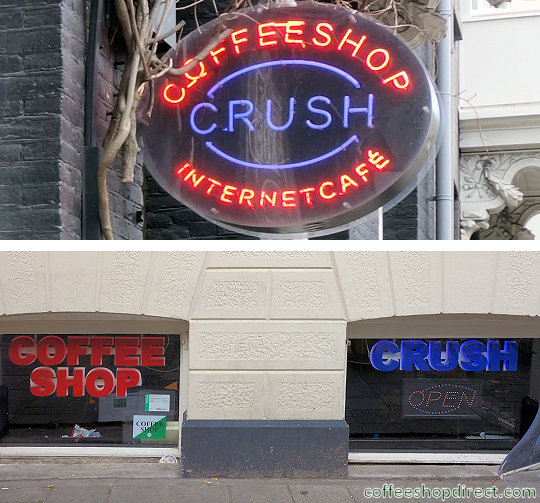 Crush coffee shop