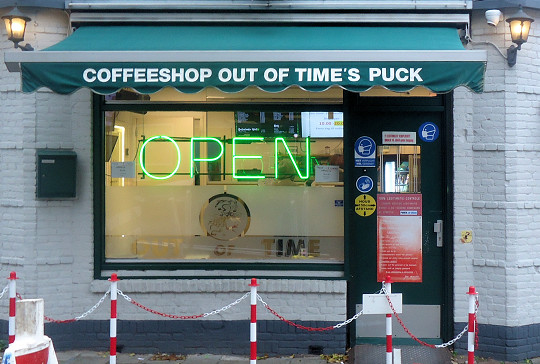 Out of Time's Puck coffee shop
