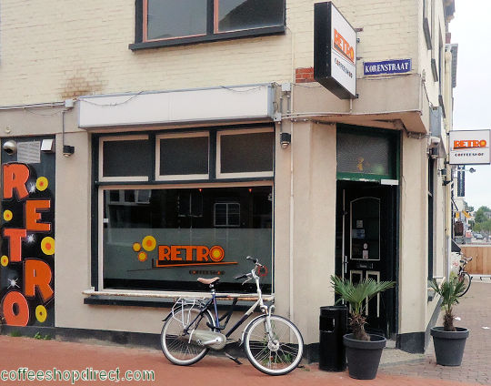 Retro coffee shop
