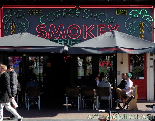 Smokey coffee shop