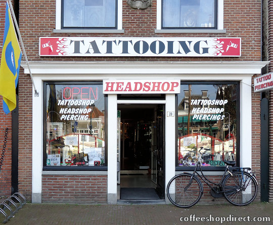 Tattooshop coffee shop